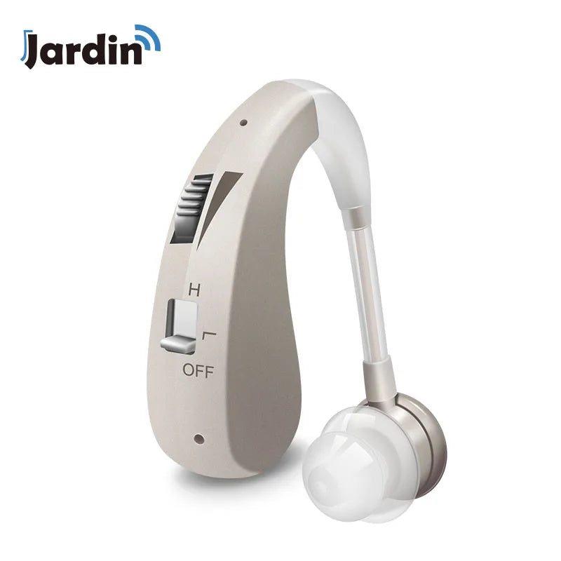Smart Rechargeable Hearing Aid for Seniors | Amplified Sound, Mini Size, Comfortable Fit – BTE Hearing Pro