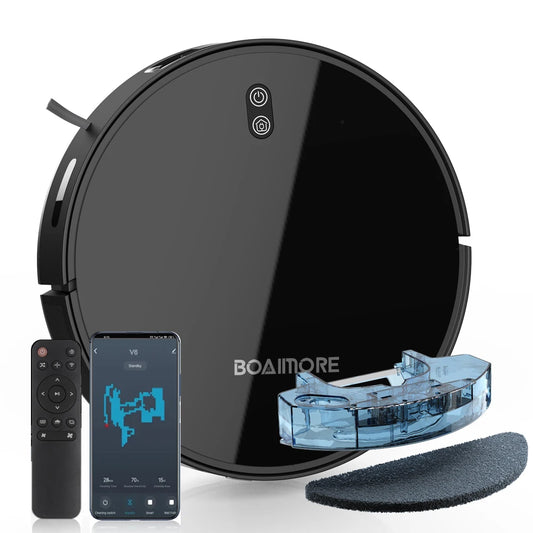 4000PA Smart Robot Vacuum Cleaner – With Mop, WiFi, Voice Control and Automatic Recharge