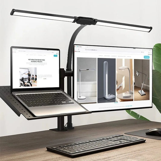 LED Clip-on Monitor Lamp – Dimmable Desk Light for Office and Study