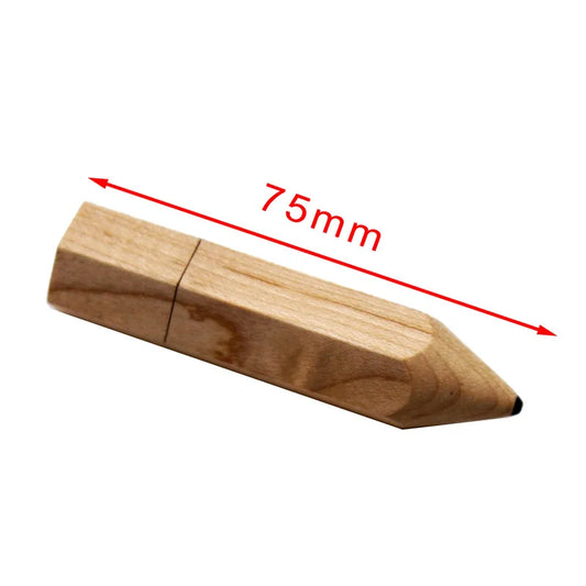 Wooden USB Flash Drive 4GB/8GB/16GB/32GB/64GB – Customizable Eco-Friendly Memory Stick for Gifts or Businesses