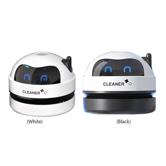 Mini USB Desktop Vacuum Cleaner | Quick Cleaning for Hair, Crumbs, and Dust – Rechargeable and Portable