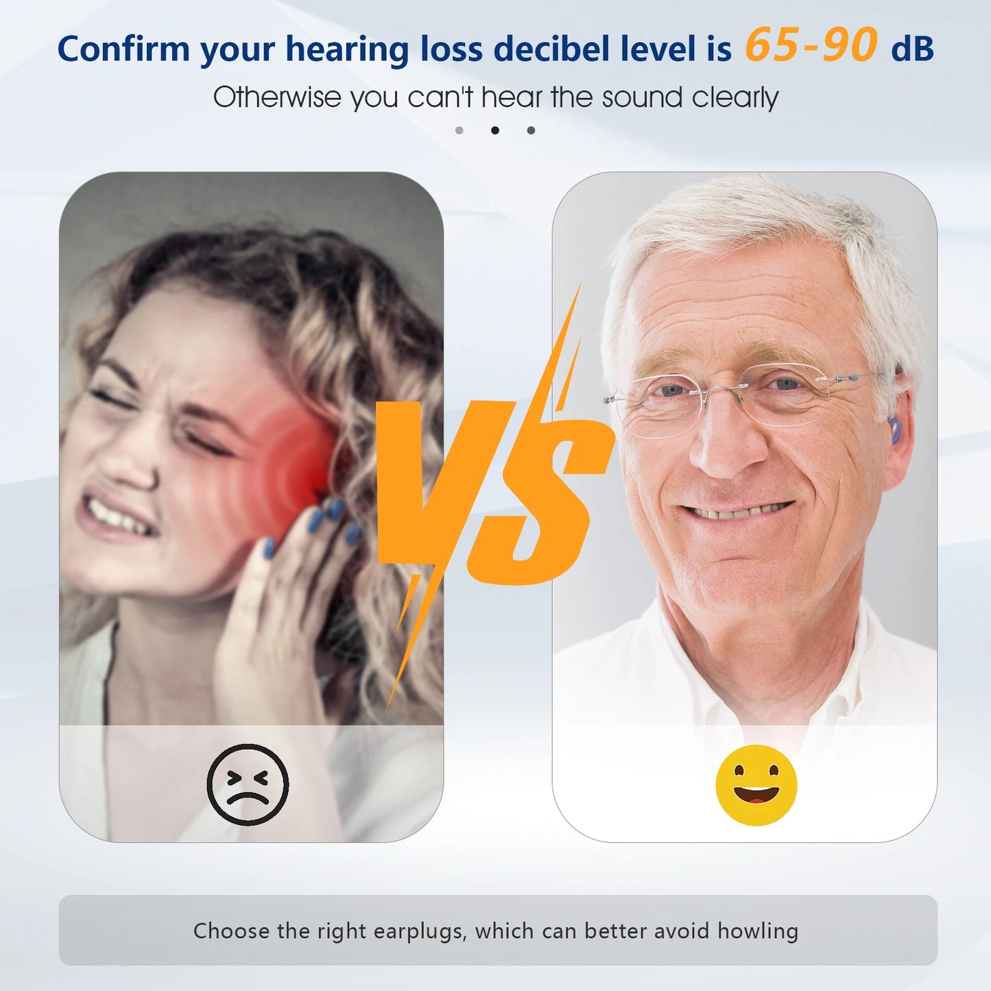 Smart Rechargeable Hearing Aid for Seniors | Amplified Sound, Mini Size, Comfortable Fit – BTE Hearing Pro