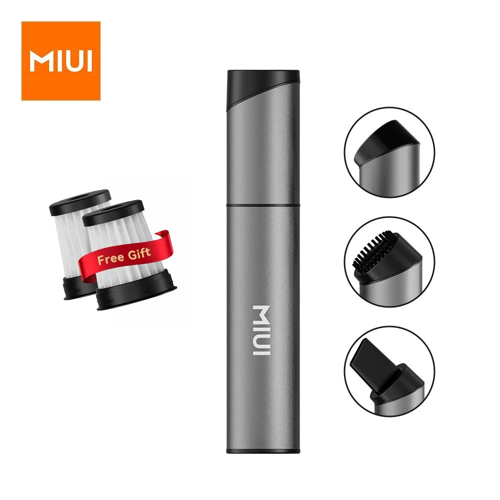 MIUI 3-in-1 Handheld Vacuum Cleaner – Powerful, Compact, and Cordless for Car, Keyboard, and Home
