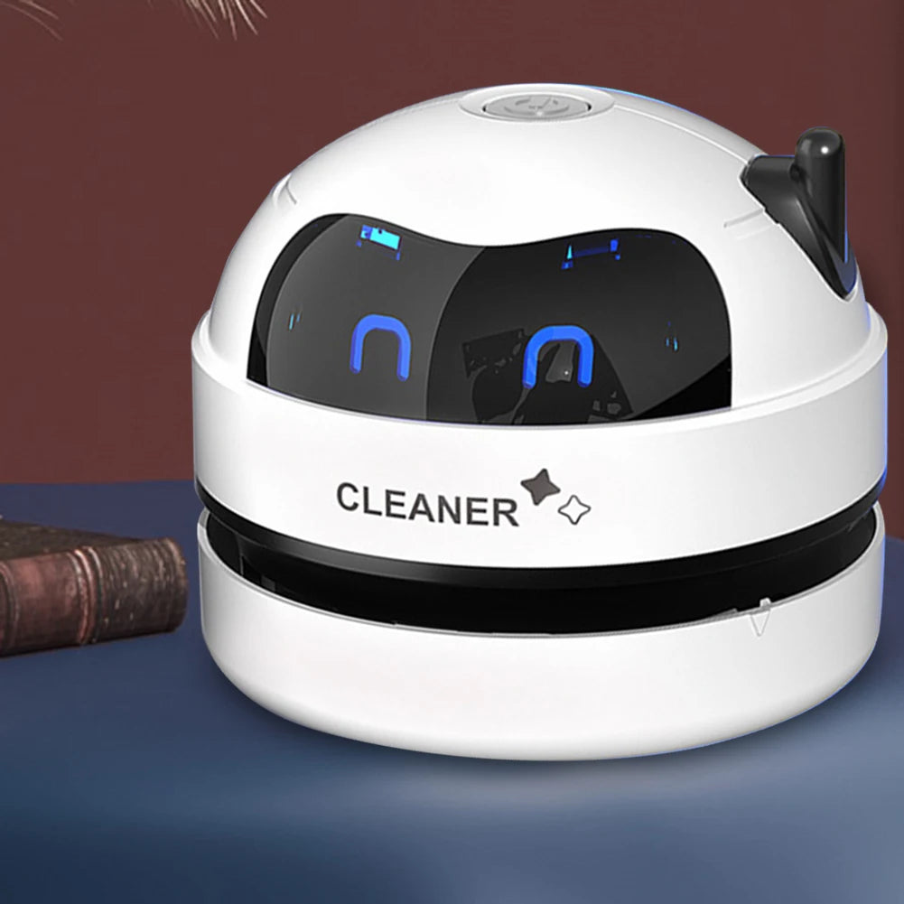 Mini Smart Desktop Vacuum Cleaner - USB Rechargeable | Ideal for hair, crumbs, and dust