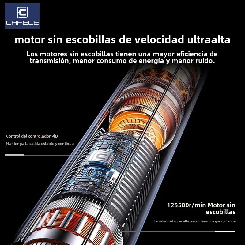 Cafele 4-in-1 Cordless Vacuum Cleaner – 15,000 Pa | Powerful and Portable for Car, Home, and Office