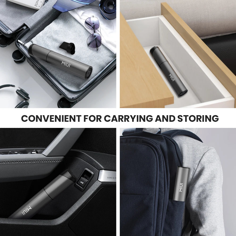 MIUI 3-in-1 Handheld Vacuum Cleaner – Powerful, Compact, and Cordless for Car, Keyboard, and Home